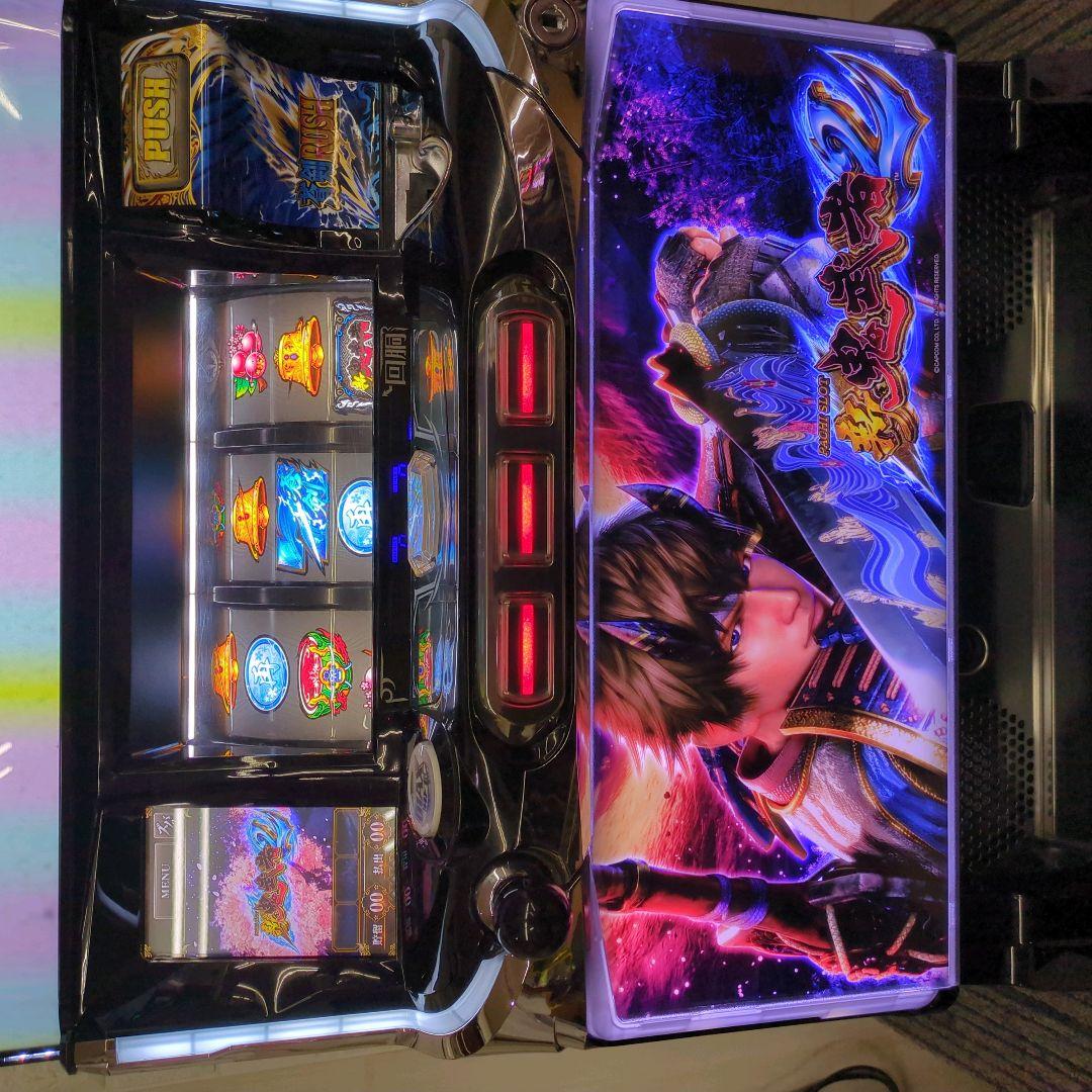 パチスロ実機　新鬼武者２　不要機付　送料無料