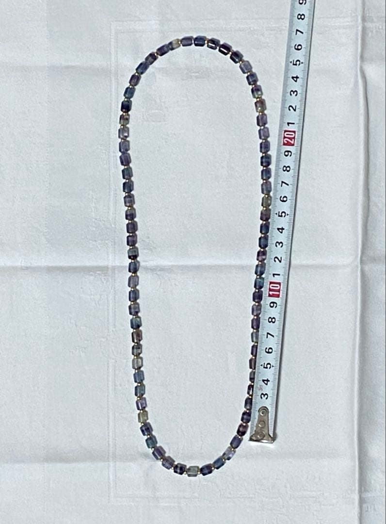 CHRIO クリオ スーパーネックレス フローライト 天然石 SN 65㎝