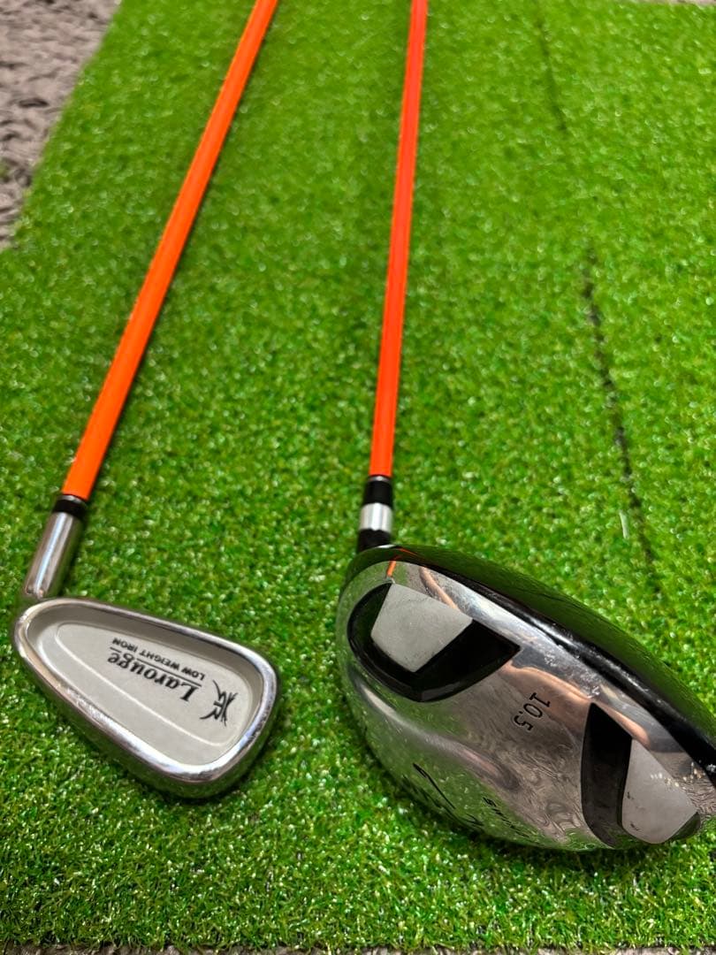 【2本セット】メガスイングドクター ドライバー＆アイアン 練習器具