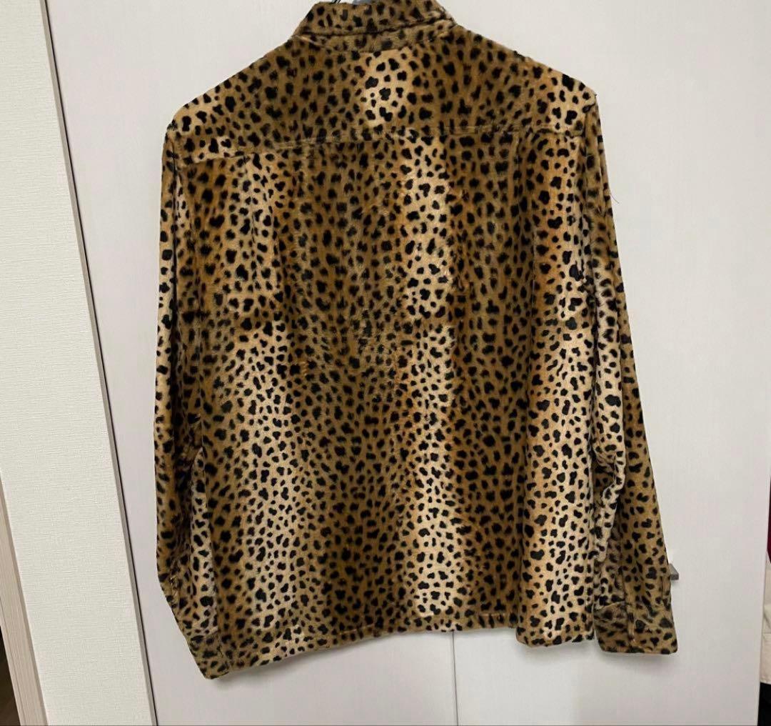 トップス supreme 17aw cheetah pile zip up shirt