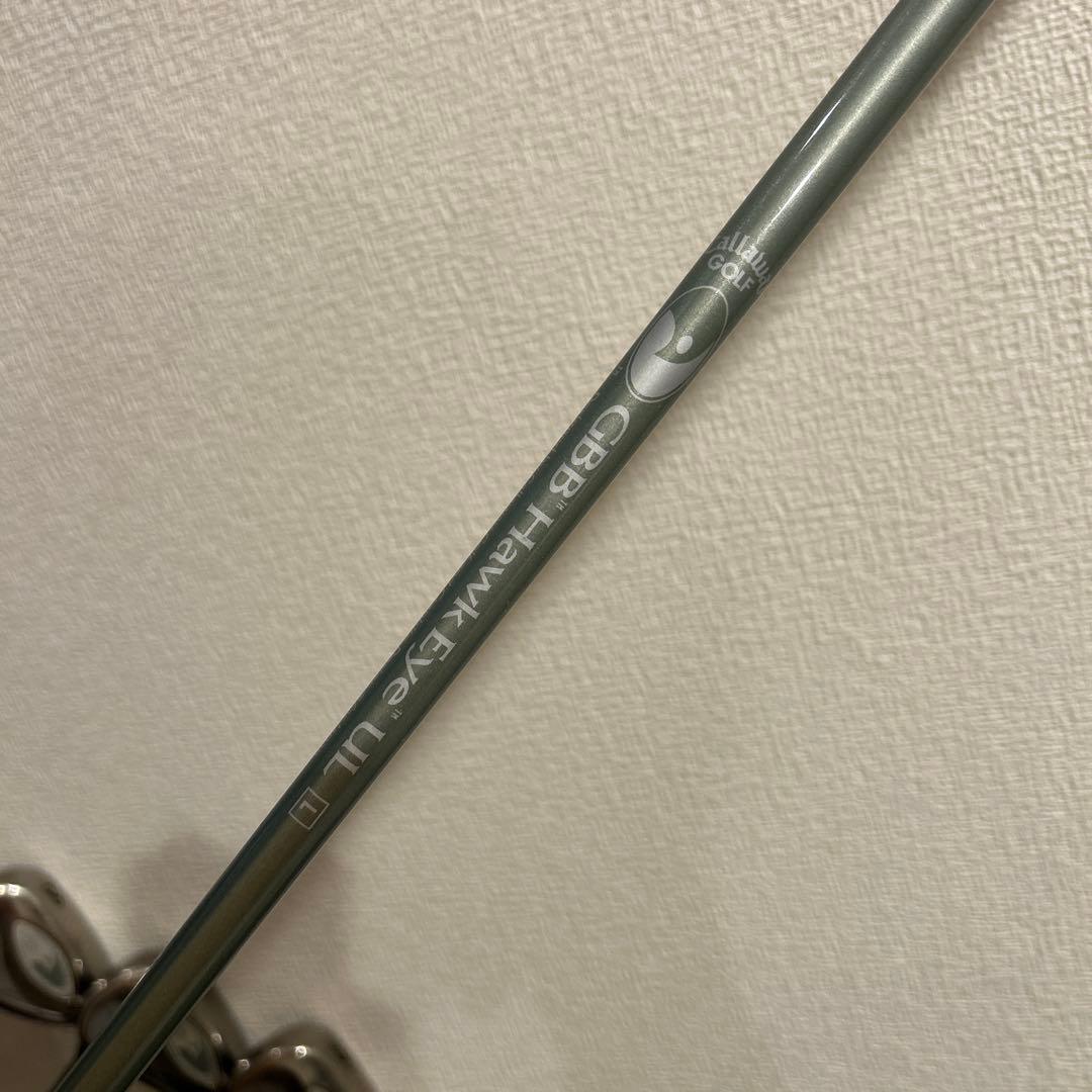 名器ホークアイ　レディースL 8本　右利き　アイアンセット　キャロウェイ