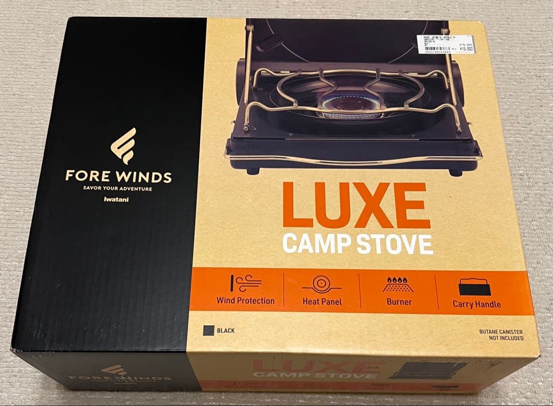 （ハナ)新品・未開封　FORE WINDS LUXE CAMP STOVE