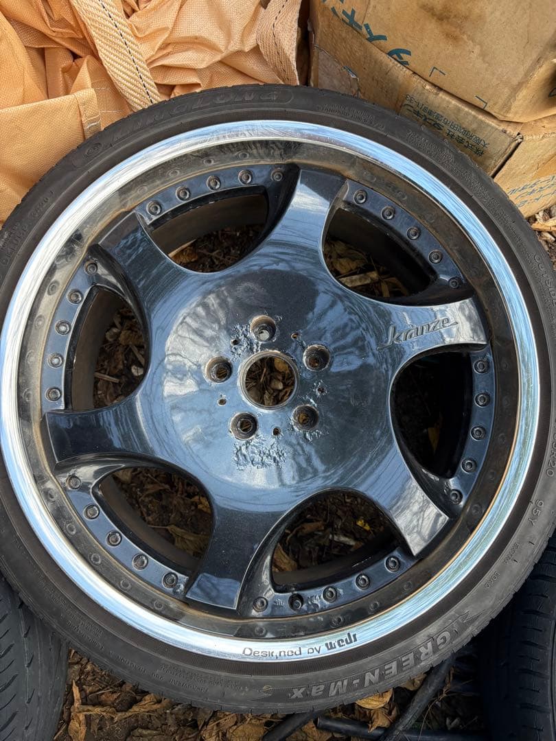 最終値下げ20インチ ホイールセット 5スポークデザイン