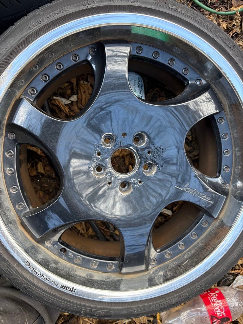 最終値下げ20インチ ホイールセット 5スポークデザイン