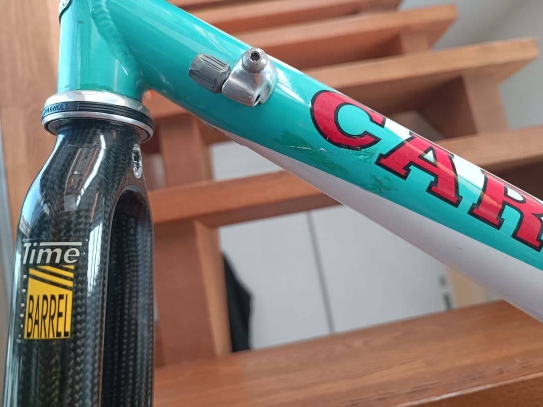CARRERA ロードバイクフレーム Timeカーボンフォーク付き