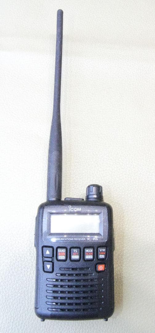 ICOM 広帯域レシーバー IC-R6　SMA-W100RX2付き　受信改造済み