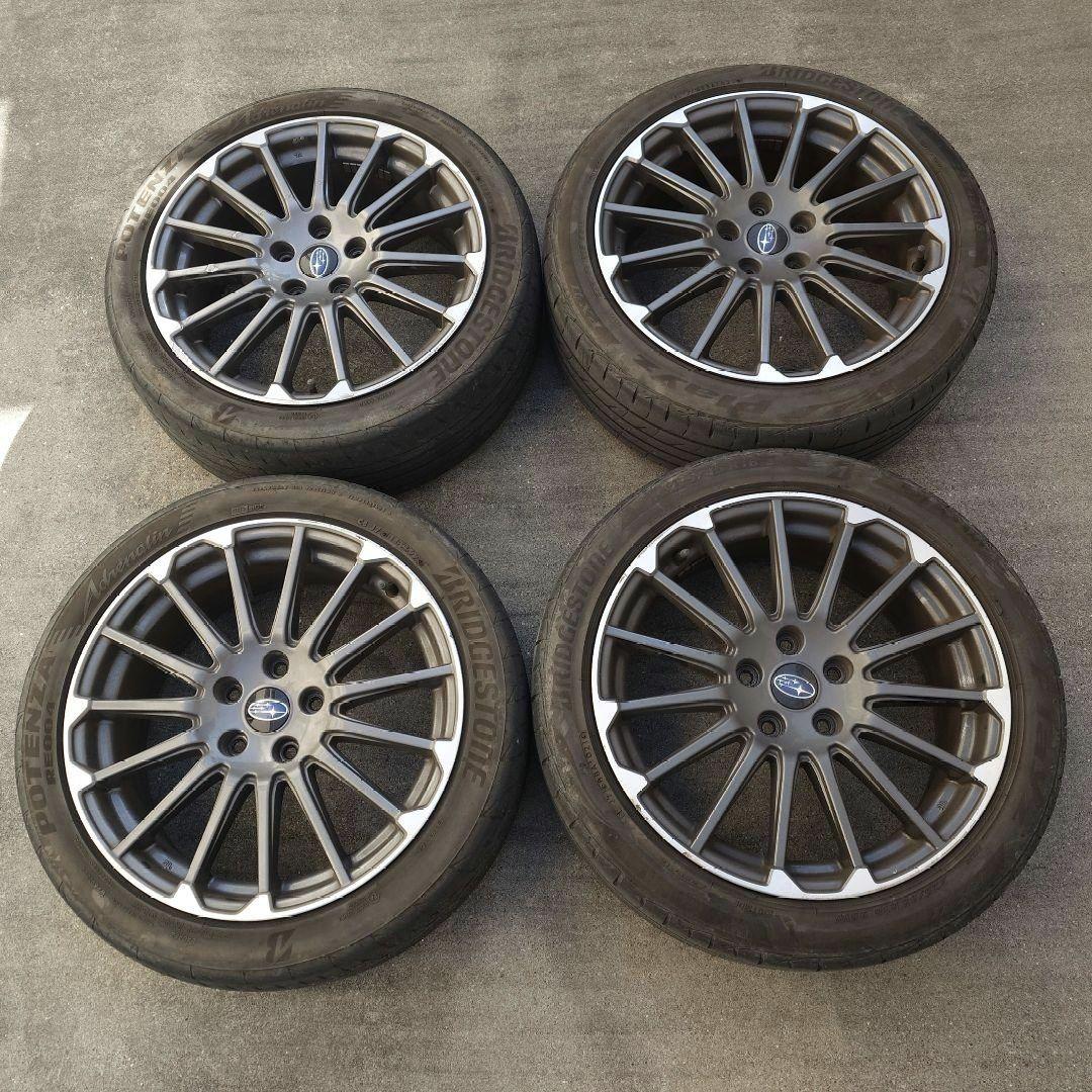 橋本一春3/4 エンケイ スバル純正sti 18インチ