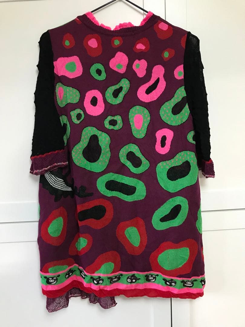 新品OLLEBOREBLA アルベロベロ　ニットワンピース　ぶたさん