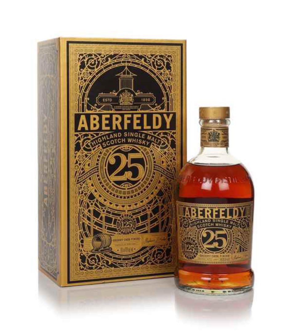 【稀少新品】Aberfeldy 25年 125周年記念限定ボトル　アバフェルディ