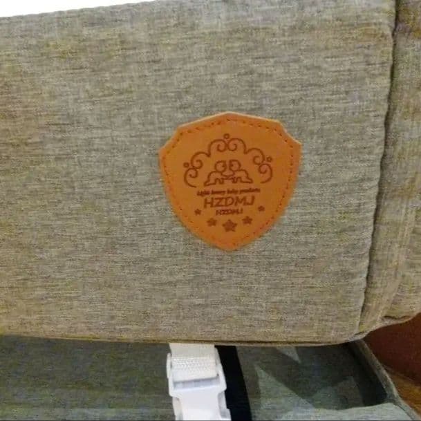 ベビーベッド HZDMJ (グレー)　折り畳み