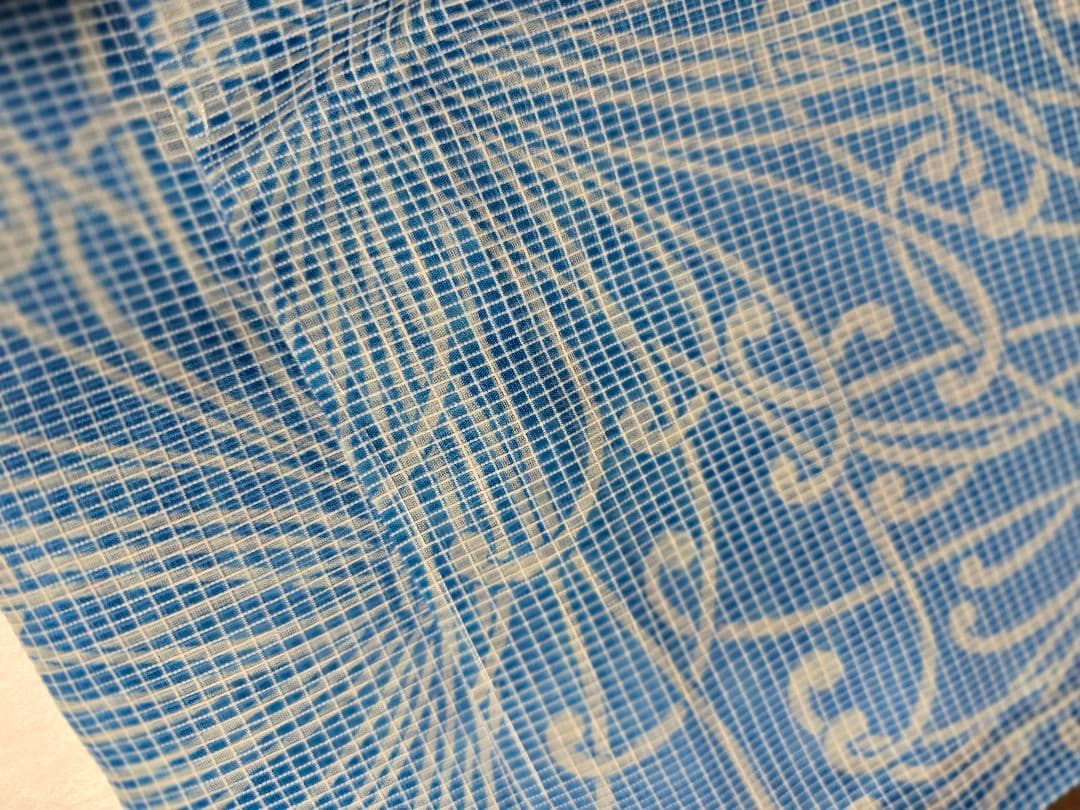 日本橋竺仙 乱菊 絹紅梅水色 Lサイズさんにも