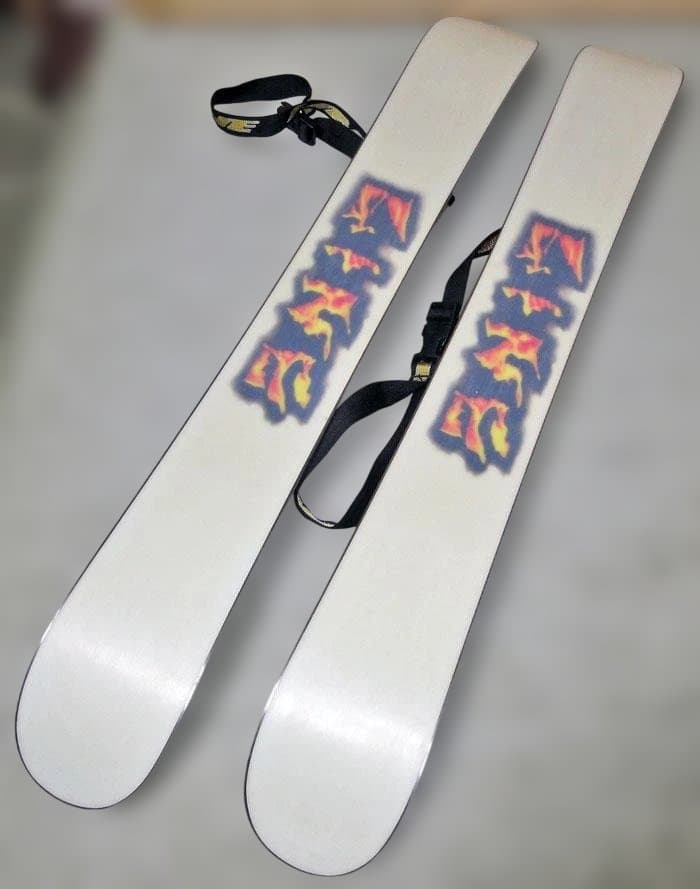 週末値下中　LINE　FIVE-O アルミビンディング　ショートスキー　90cm