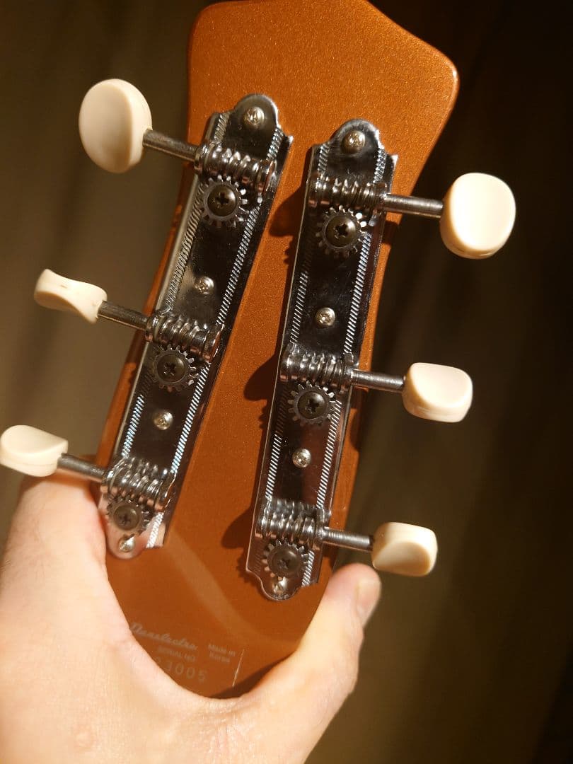 Danelectro エレキギター ブラウン？改造済オレンジドロップ