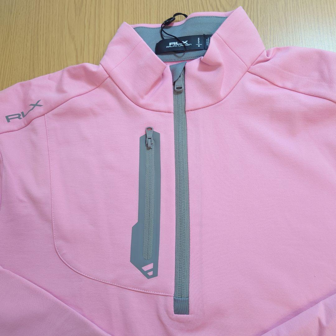 ポロ ラルフローレン RLX クォータージップ プルオーバー 桃 定価25300