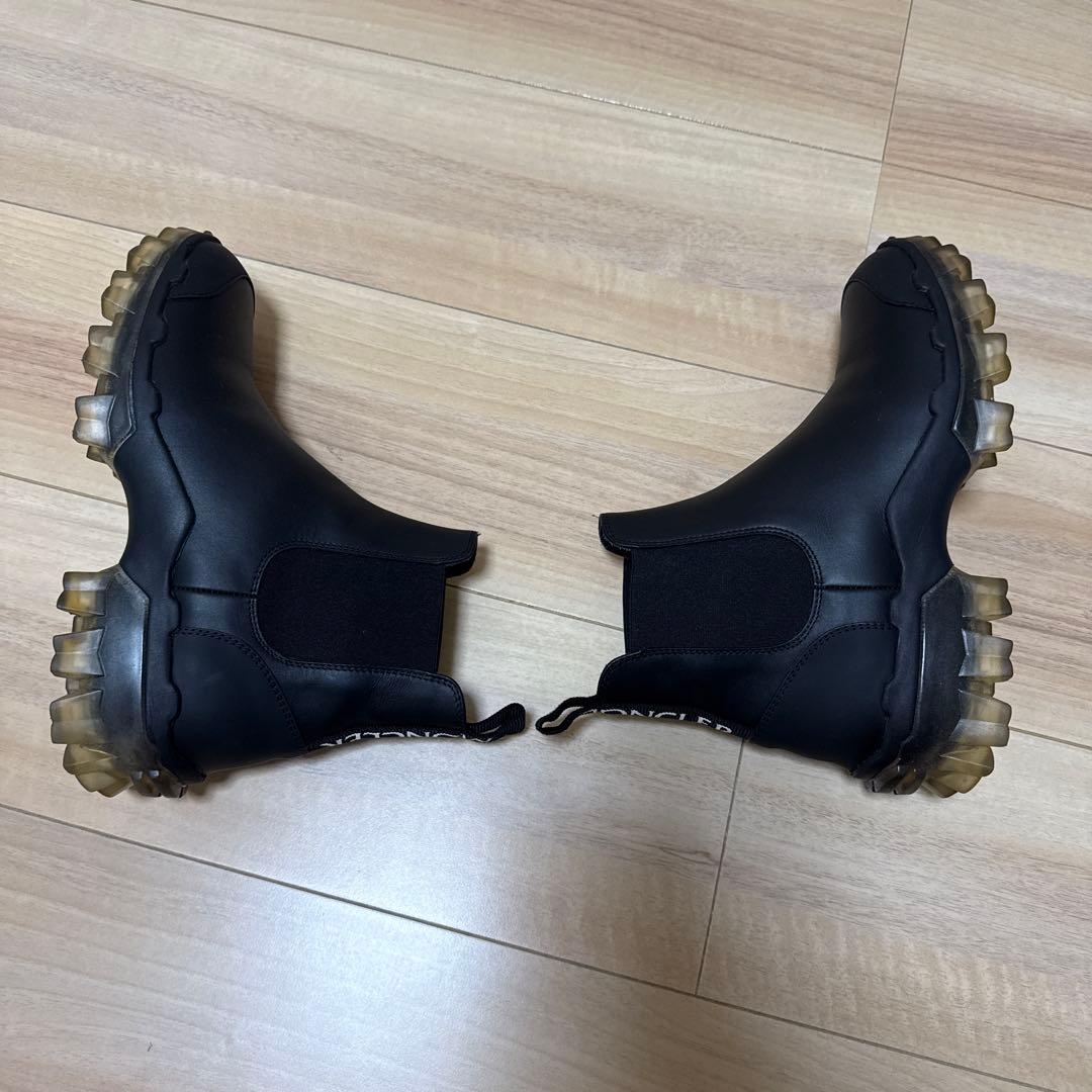 MONCLER ブラック レインブーツ