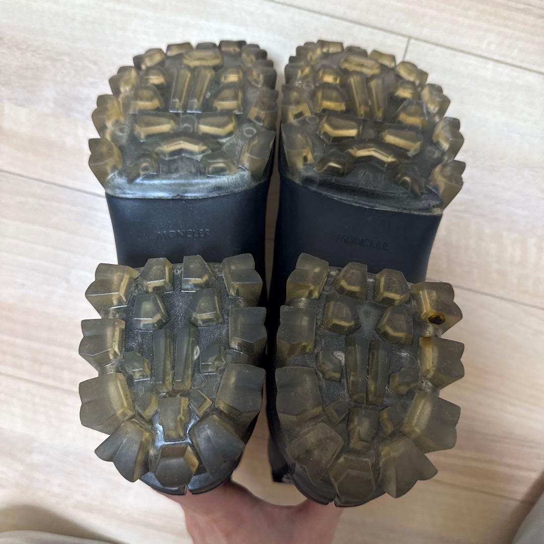 MONCLER ブラック レインブーツ