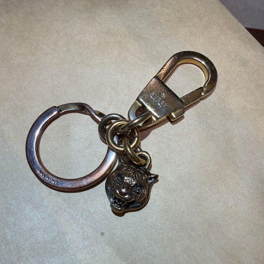 【質屋購入】グッチ GUCCI タイガー キーリング キーホルダー