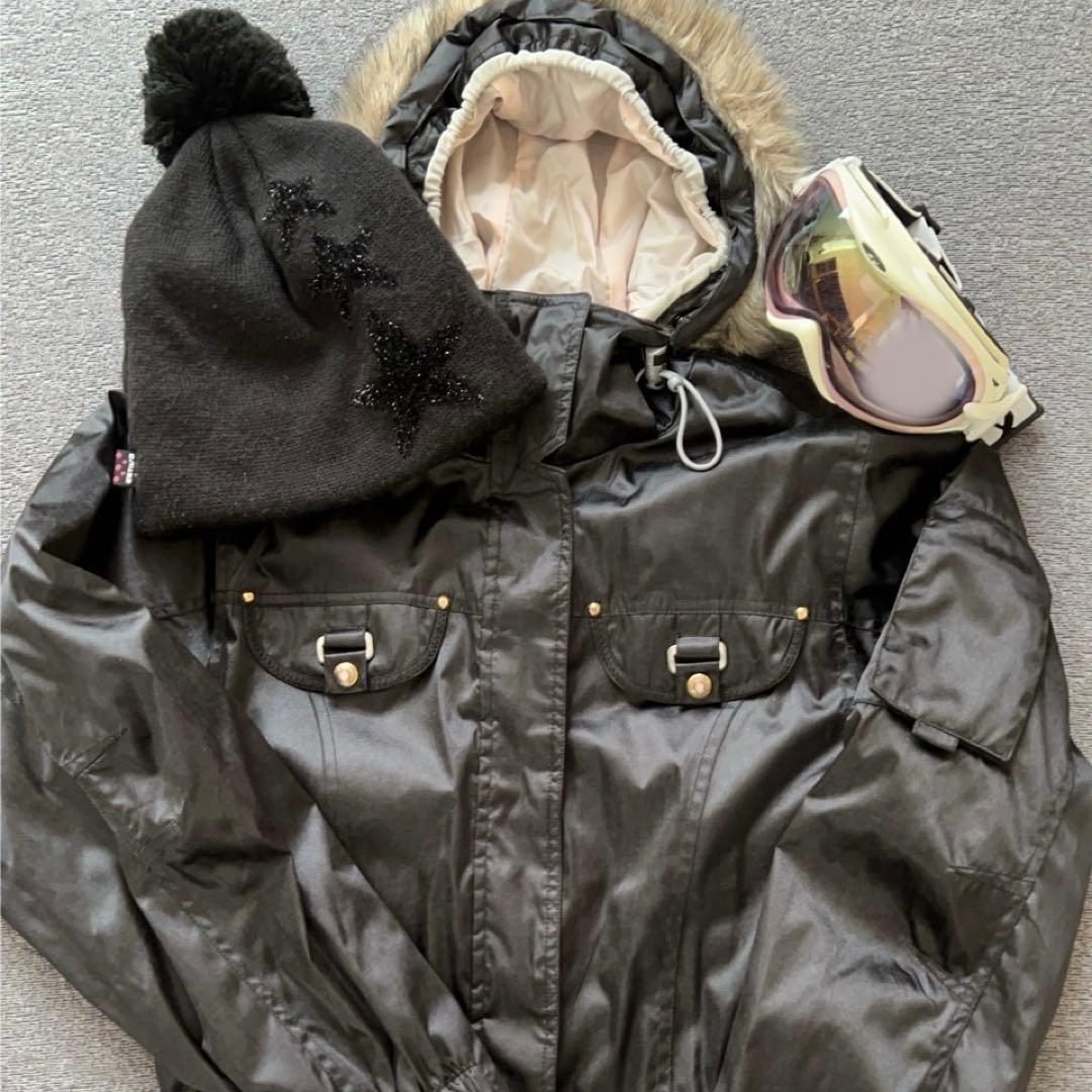 【美品】Swivel ブラック M つなぎ スキーウェア スノーボードウェア