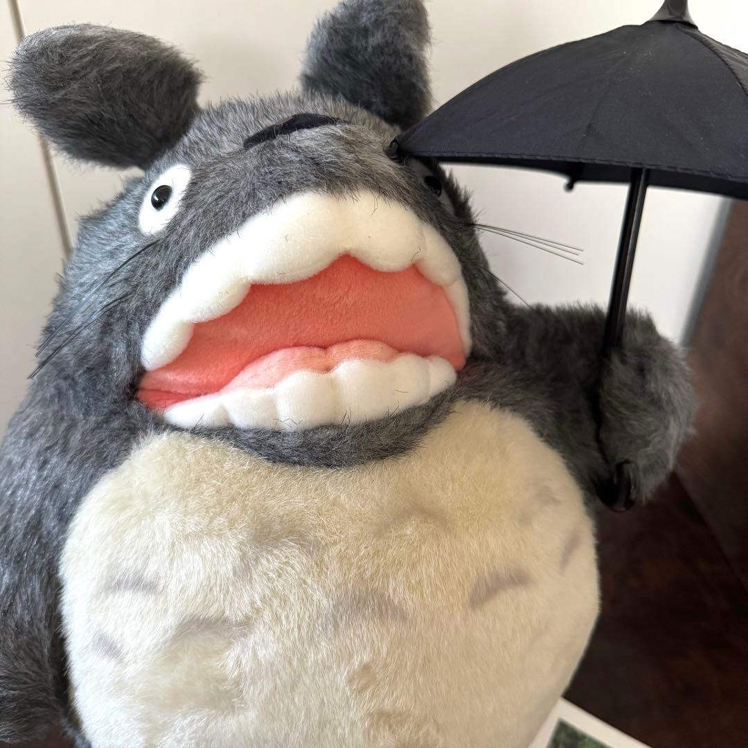 【昭和レトロ】となりのトトロ　ジブリ　ぬいぐるみ　傘付き　激レア　コレクション