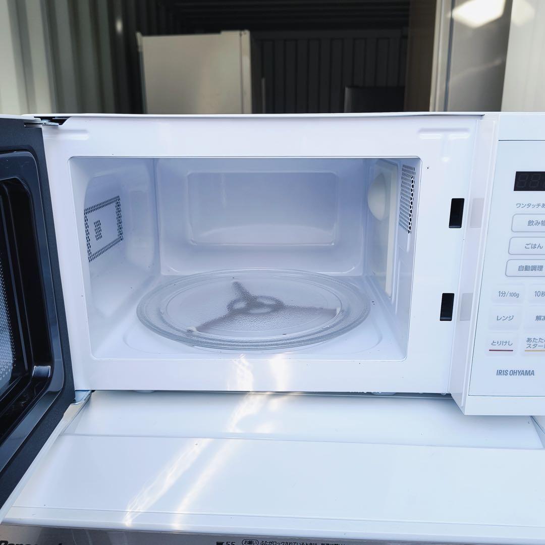 運搬取付無料！Panasonic冷蔵庫・洗濯機＋IRISレンジ3点セット！完動品