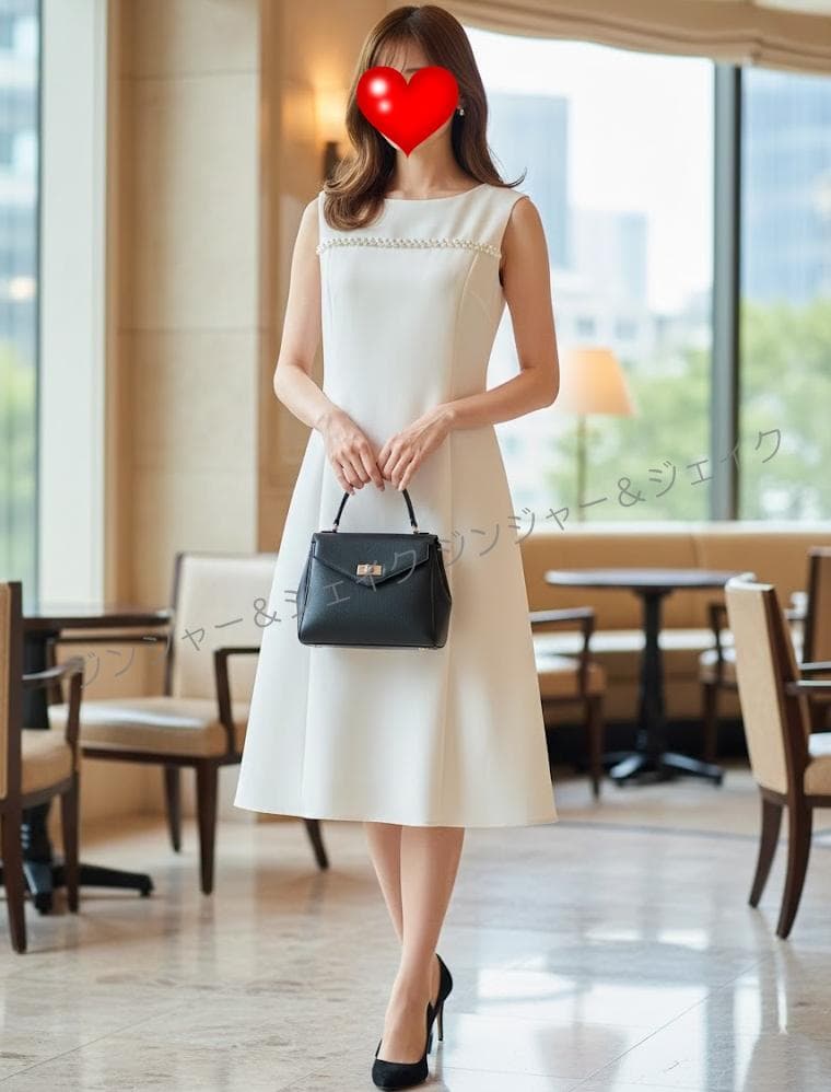 定価8.8万円 極美品 FOXEYフォクシー 美シルエットパールワンピース 40