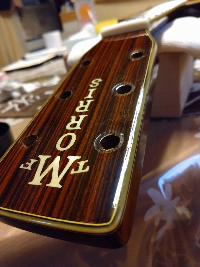 モーリスW-60 ハカランダ JAPANビンテージ　メンテ済　サドル、ナット牛骨