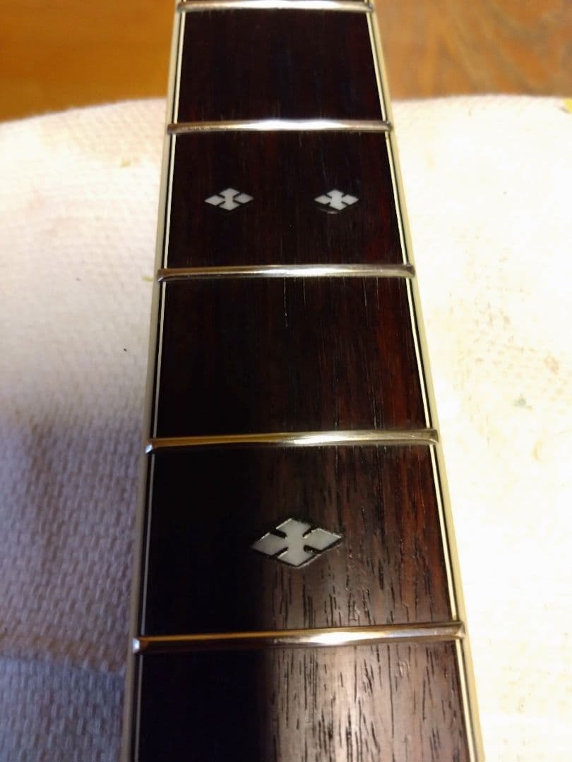 モーリスW-60 ハカランダ JAPANビンテージ　メンテ済　サドル、ナット牛骨