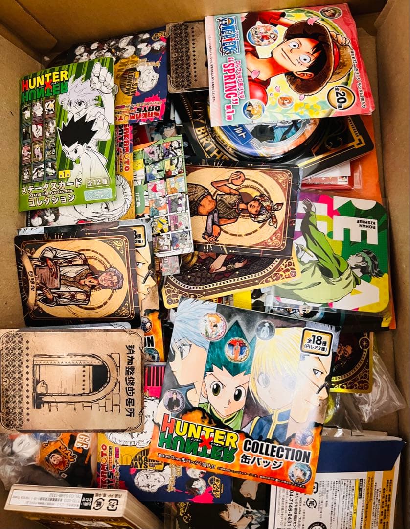 one piece ナルト 家庭教師ジャンプ　アニメキャラグッズ大量　まとめ売り