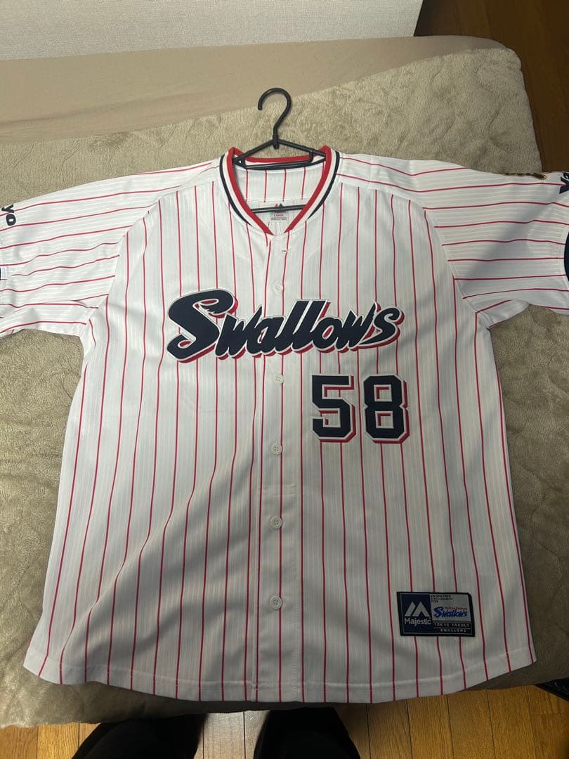 東京ヤクルトスワローズ　長岡秀樹　プロ初ホームラン記念レプリカユニフォーム