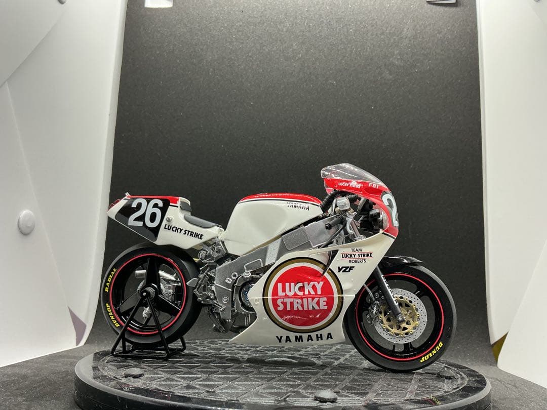 ⑤ヤマハYZF750コシンスキー&レイボーン組　鈴鹿8耐　プラモデル完成品