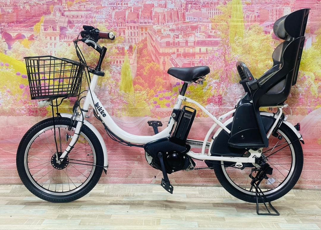 ZK3354 電動自転車 ブリヂストン ビッケ 子供乗せ 20インチ 送料無料