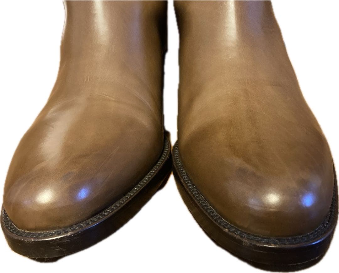 美品　SARTORE サルトル　シングルバックベルト　ジョッキーブーツ　ブラウン