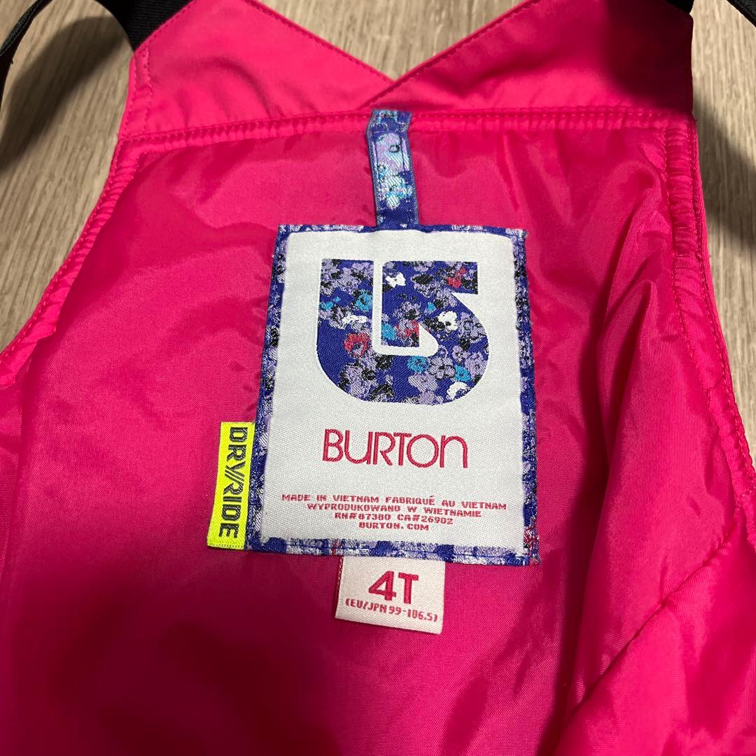 BURTON バートン　スキー　スノーボード　ウェア　花柄　ピンク　4T