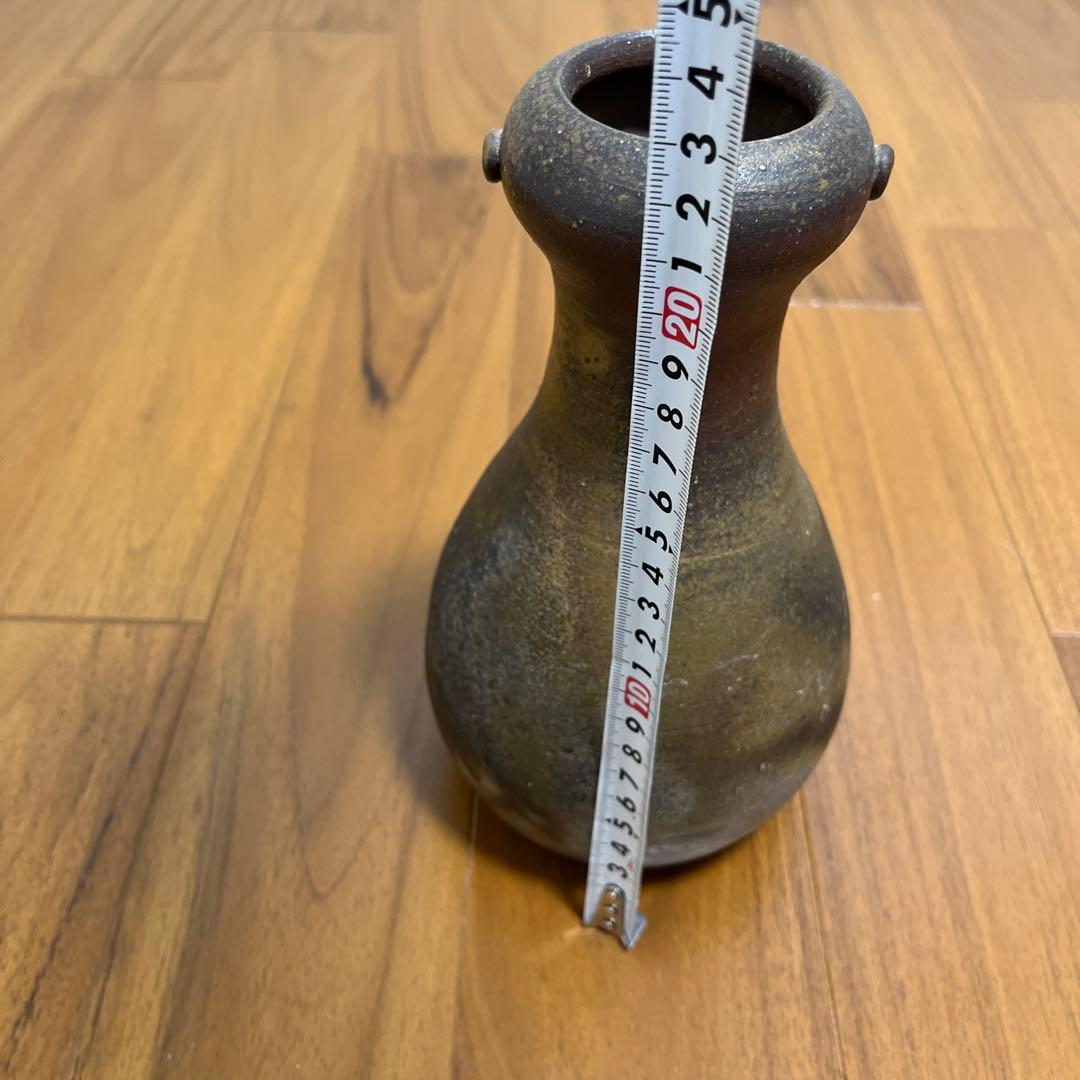 人間国宝　伊勢崎淳 備前焼き　花入れ　花瓶　箱無し　陶印