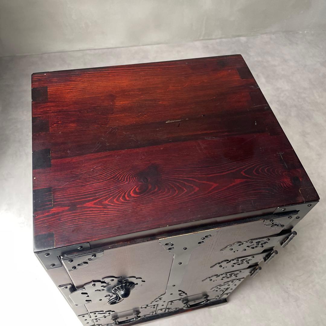 仙台箪笥　時代箪笥　和風家具　キャビネット　木製　レトロ　鍵つき