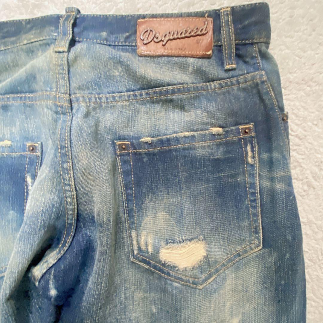 DISQUARED2・size46　71LA338　クラッシュド加工・イタリア製