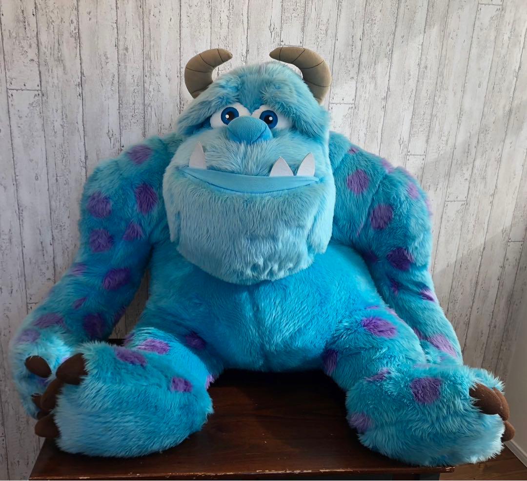 米国　ディズニーランド　モンスターズインク　サリー　特大ぬいぐるみ