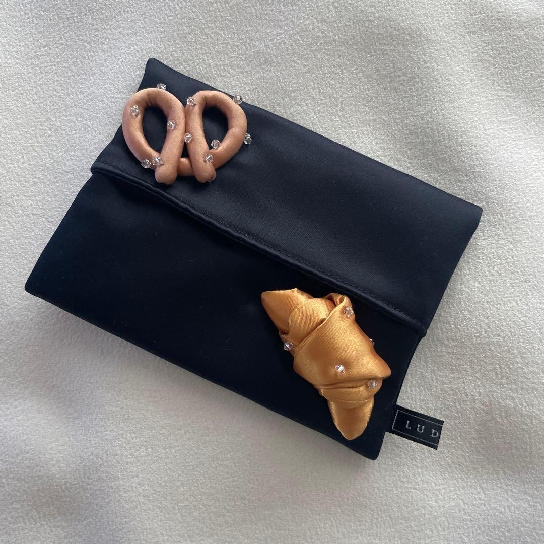 LUDLOW ラドロー　ポケットティッシュケース　クロワッサン　プレッツェル