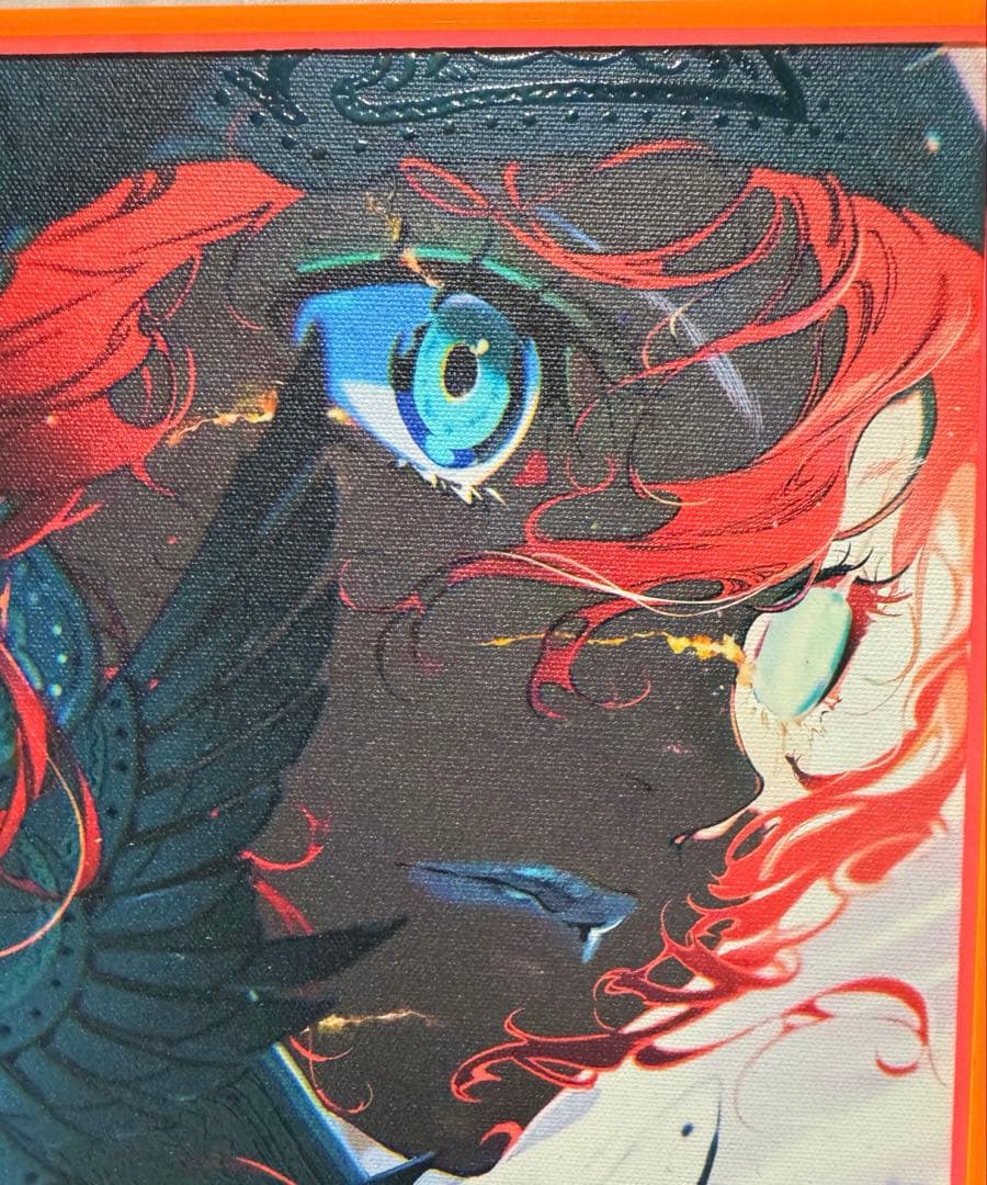 米山舞 EGO展「SCAR 」 直筆サイン入り キャンバスアート