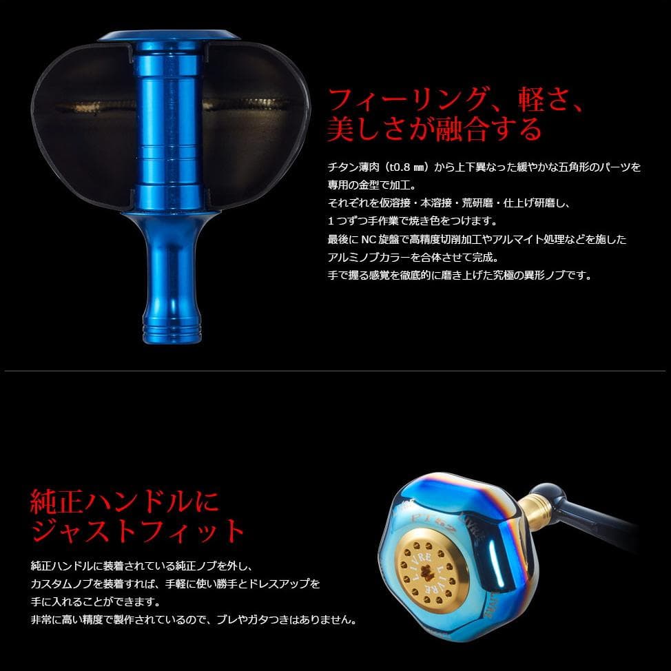 ★特価品10％OFF【リブレ/LIVRE】PT52 ハンドルノブ ファイヤー