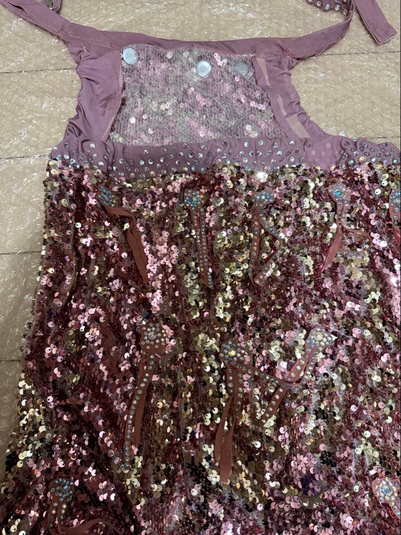 スパンコール キラキラベリーダンス 衣装（試着のみ）