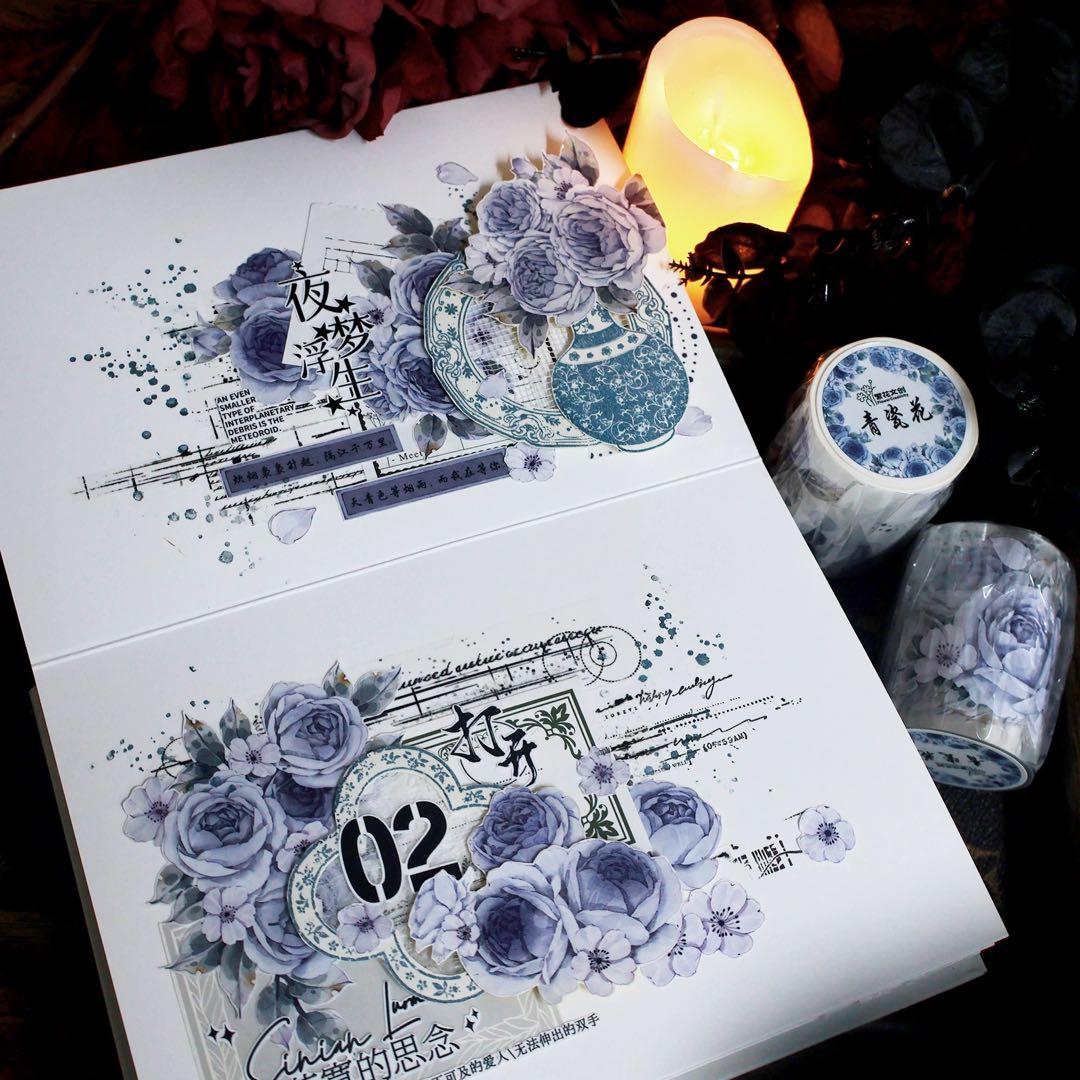 繁花文创《线条狂想》海外マスキングテープ　マステ 【2666】