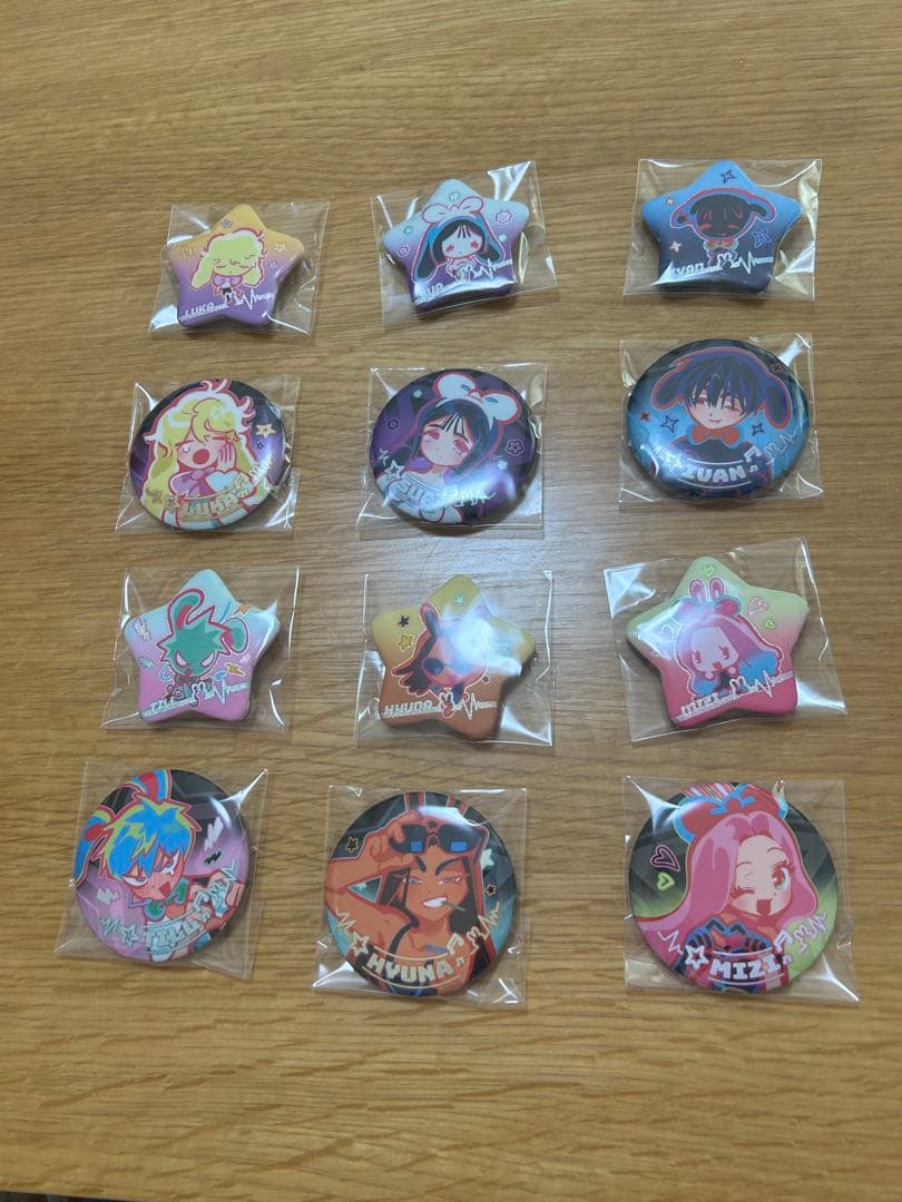 エイリアンステージ 兎シリーズ 缶バッジ 12個