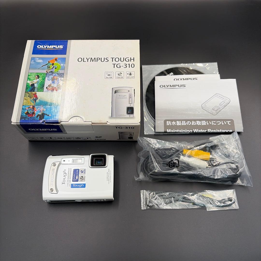 Olympus Tough TG-310 ホワイト デジタルカメラ オリンパス