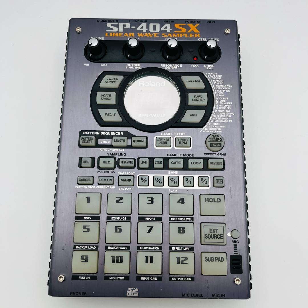 Roland SP-404SX SDカード 専用ケース 電源アダプター付属