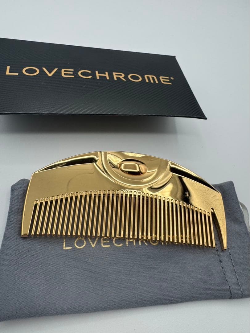 LOVECHROME K24GP♡TSUKI GOLDヘアブラシ♡新品未使用♡