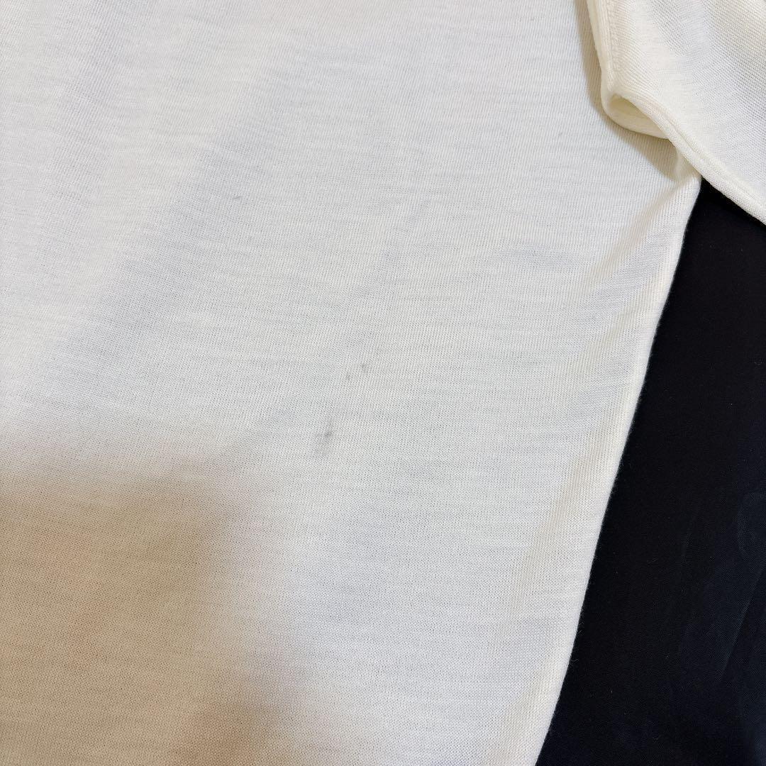 タグ付き未使用 ジョンスメドレー メリノウール タートルネックニット ホワイト