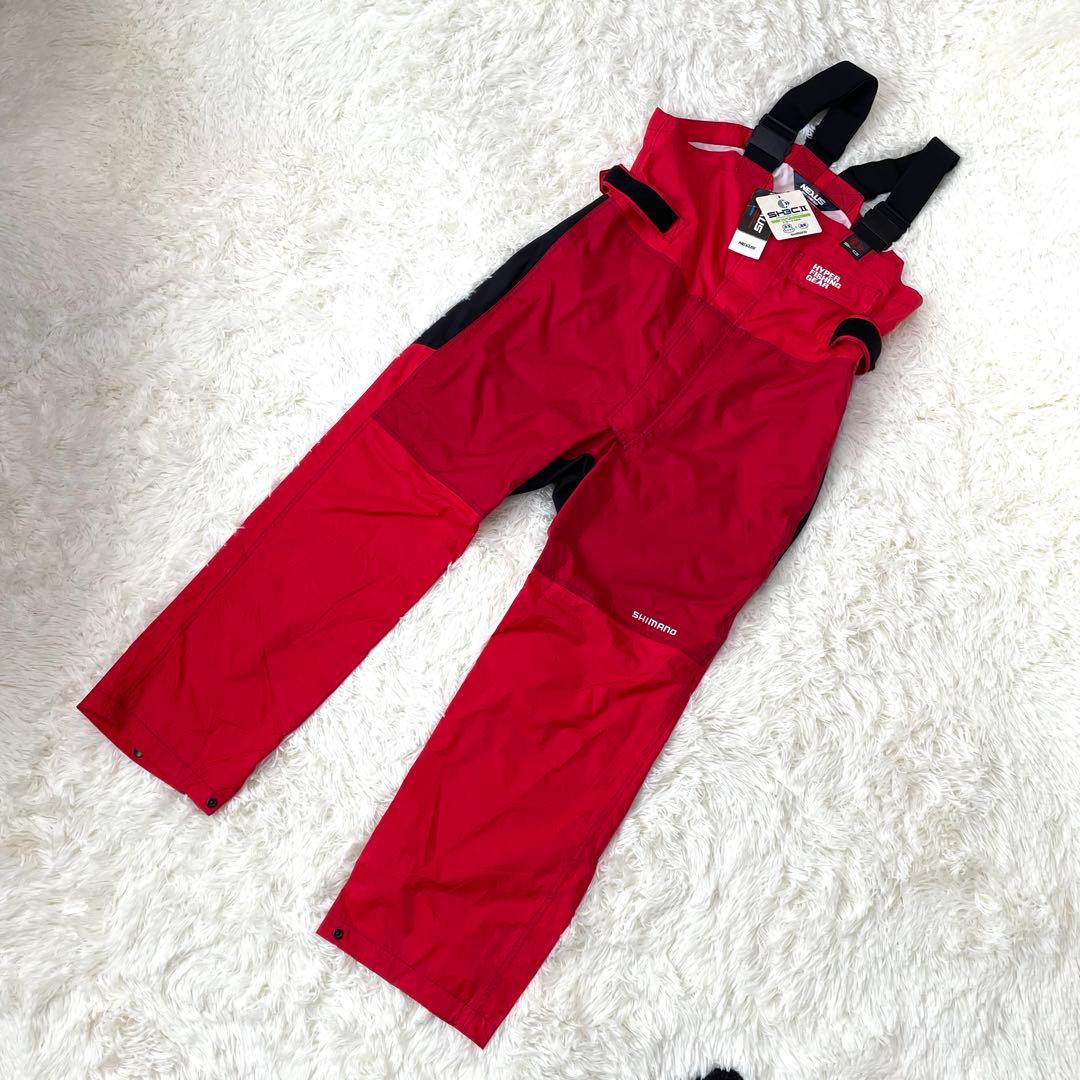 未使用 SHIMANO NEXUS 船釣り対応 高耐水 レイン上下 L 尻パッド