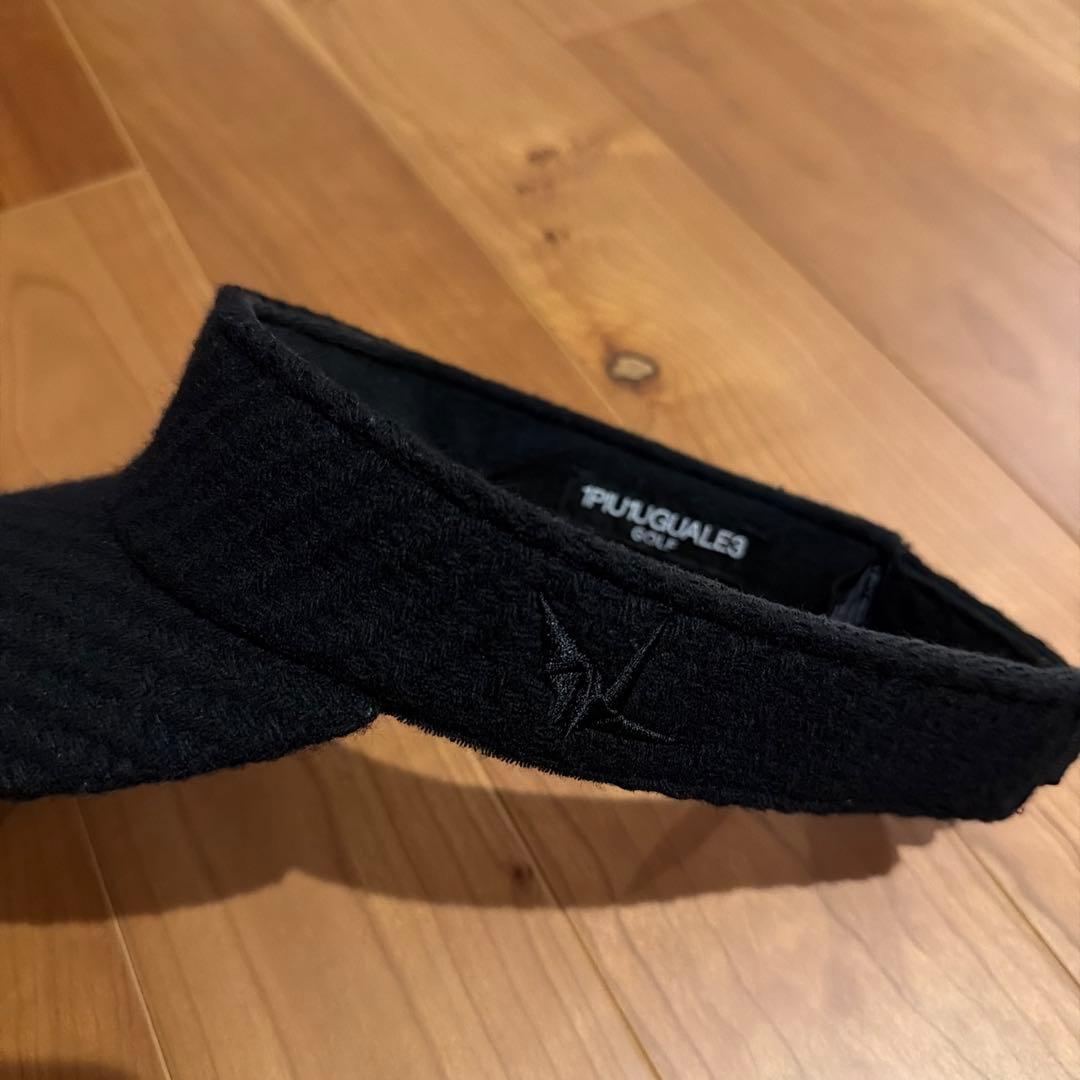 ブラック バイザー テクスチャー仕上げ