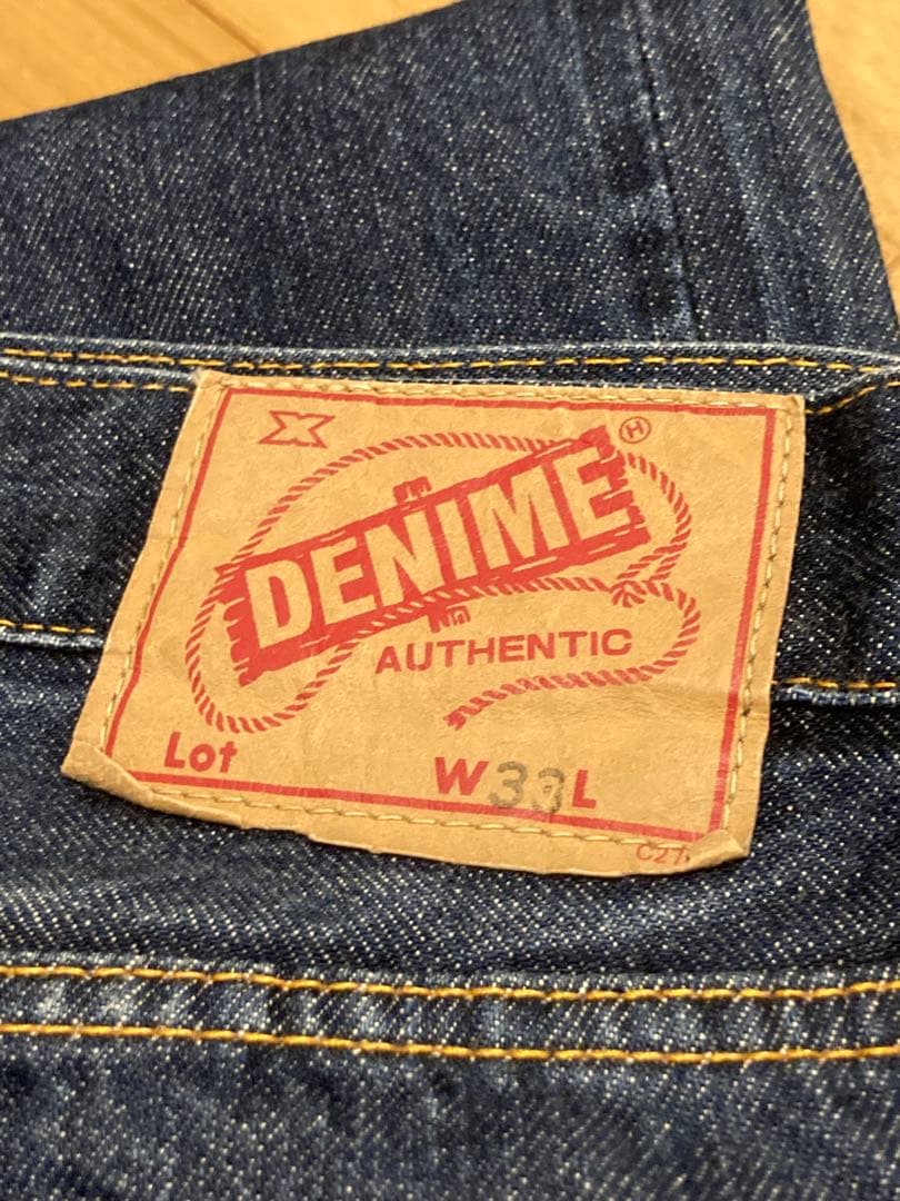 DENIME デニム W33 紙パッチ